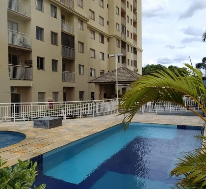 Residencial Fit Maria Inês - Apartamento 2 quartos, cozinha com armários, 1 vaga de garagem. Aparecida de Goiânia
