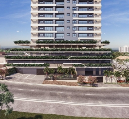 Residencial Lake House - Apartamento 2 quartos, 1 suíte, Porcelanato. Parque Amazônia - Goiânia